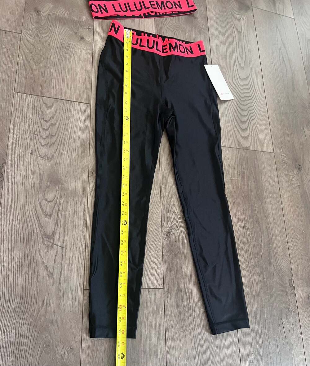 Lululemon Logo Elastic Bra and Legging Set,  Bra size L / Leggings Size 6 - Picture 5 of 11